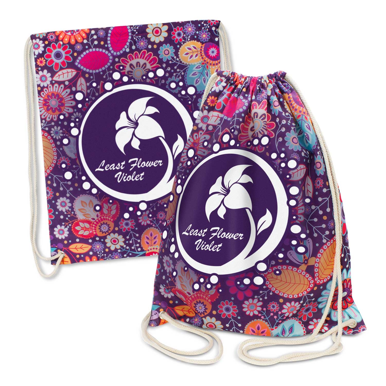 112916 – Brazil Cotton Drawstring Backpack