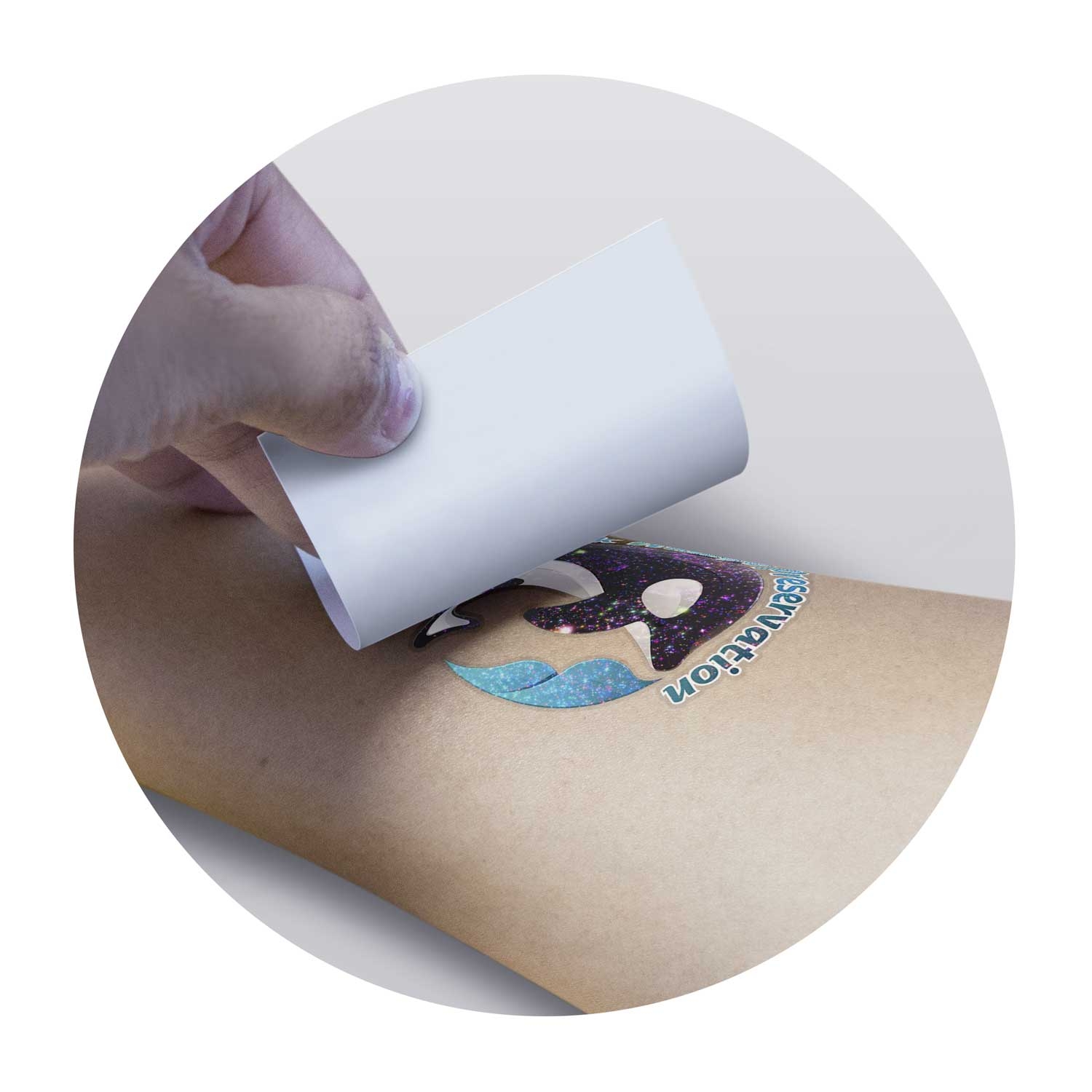 113191 – Temporary Tattoo Glitter – 51mm x 51mm