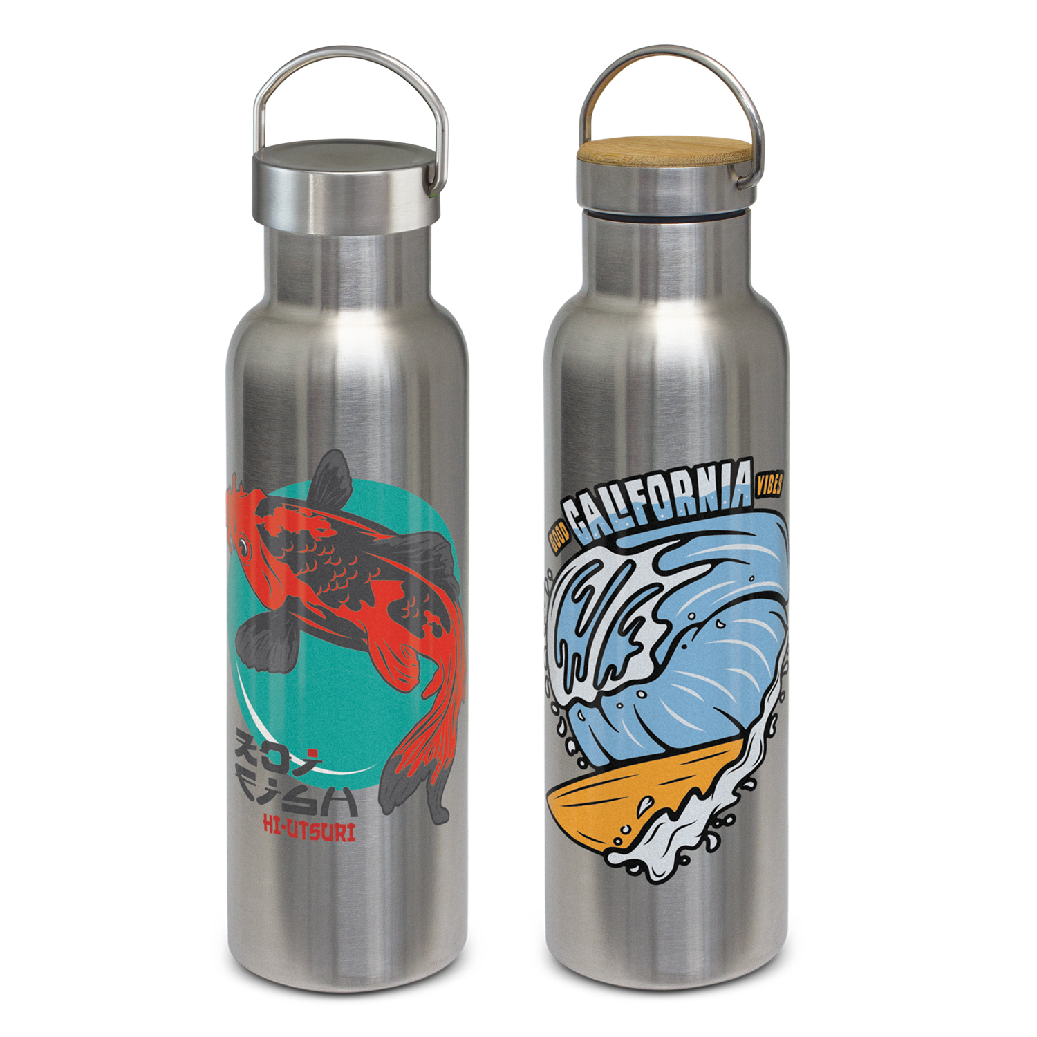 115748 - Nomad Deco Vacuum Bottle - Stainless