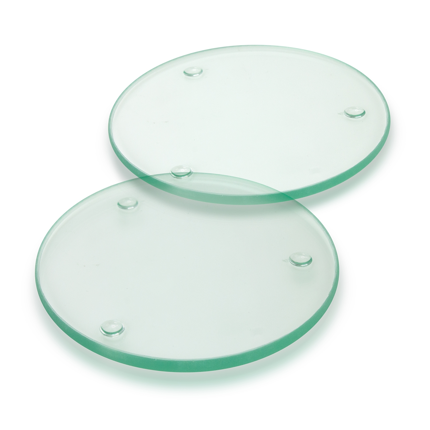 116396 - Venice Glass Coaster - Set of 2 - Round - Image 2