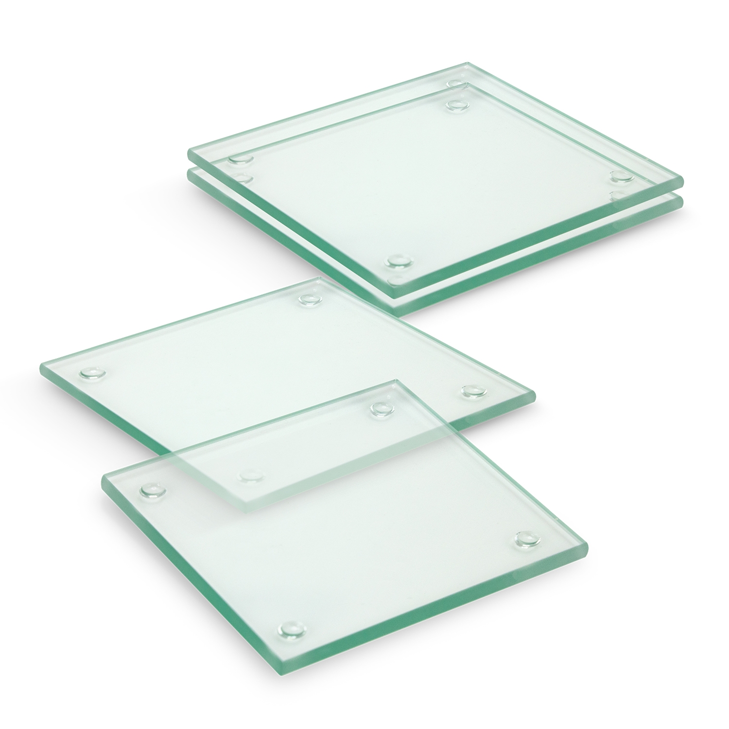 116395 - Venice Glass Coaster - Set of 4 - Square - Image 2