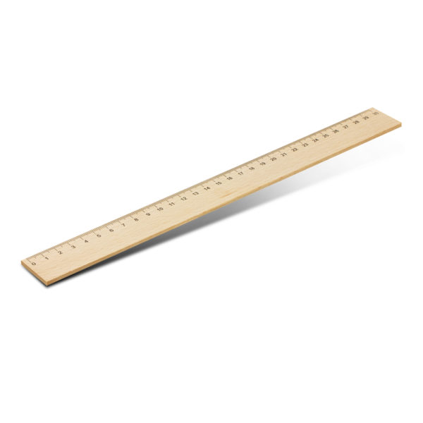 117337 - Wooden 30cm Ruler - Image 2