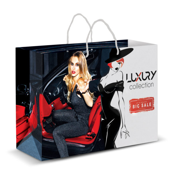116938 - Extra Large Laminated Paper Carry Bag - Full Colour