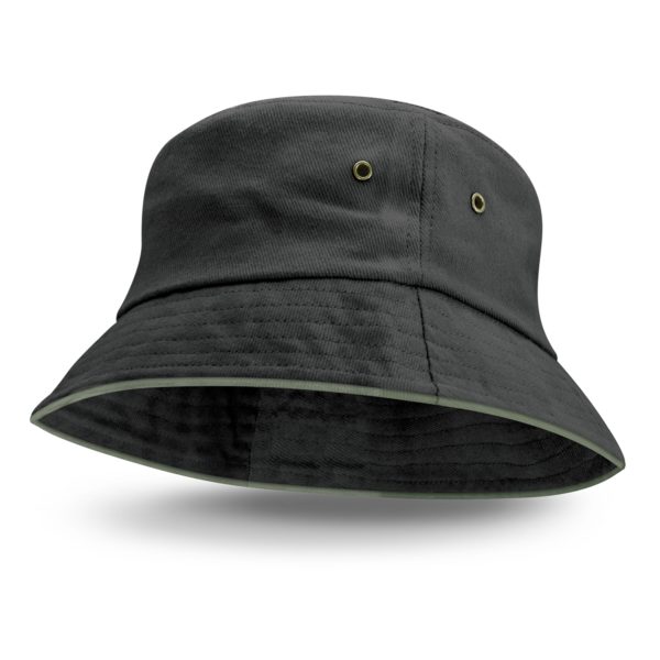 115741 - Bondi Bucket Hat - Coloured Sandwich Trim - Image 2