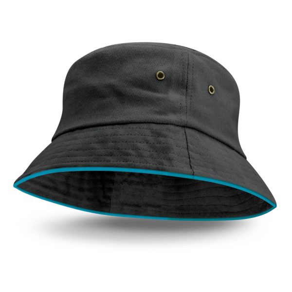 115741 - Bondi Bucket Hat - Coloured Sandwich Trim - Image 7