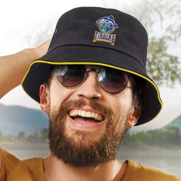 115741 - Bondi Bucket Hat - Coloured Sandwich Trim - Image 8