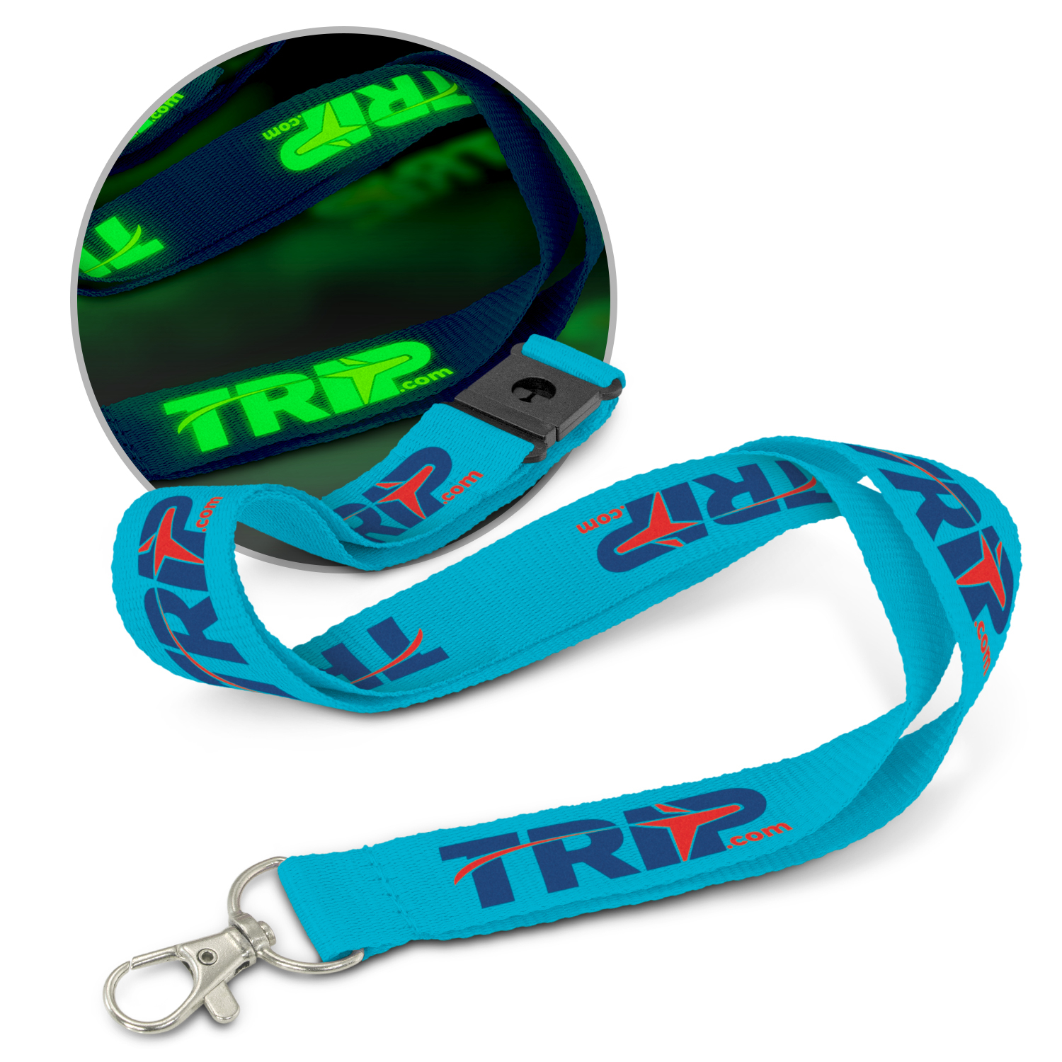 118533 - Glow in the Dark Logo Lanyard - Image 17