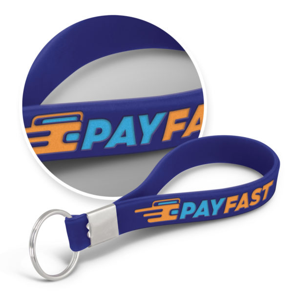 118671 - Silicone Key Ring - Debossed - Image 15