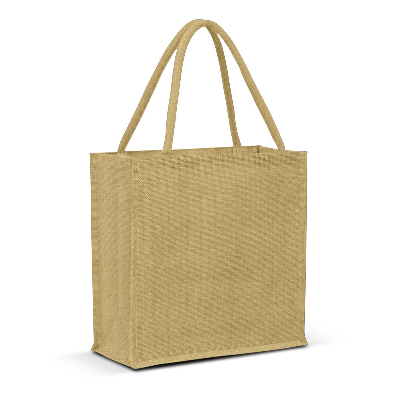 115324 - Monza Jute Tote Bag - Colour Match - Image 3