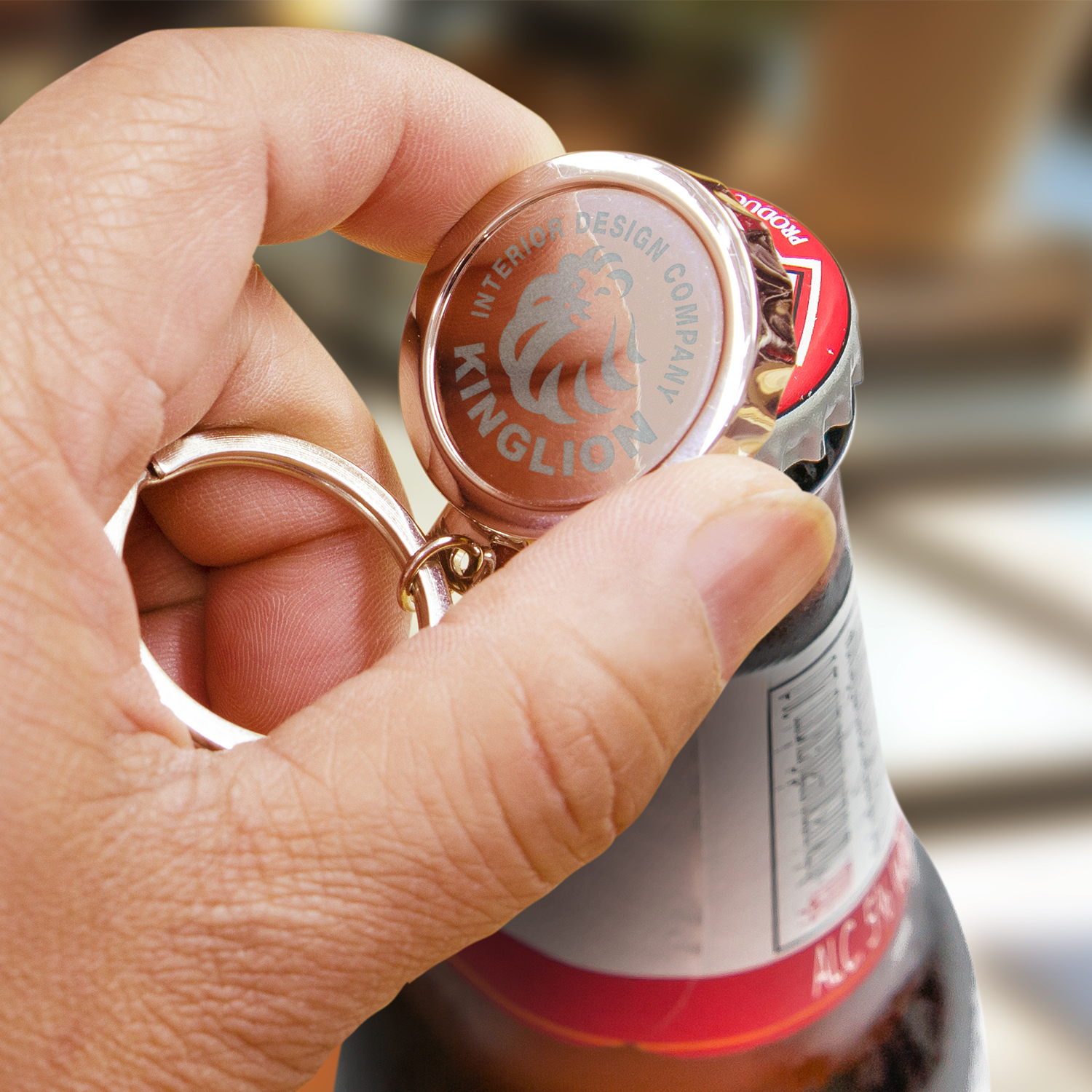 118493 - Orleans Bottle Opener Key Ring - Image 4