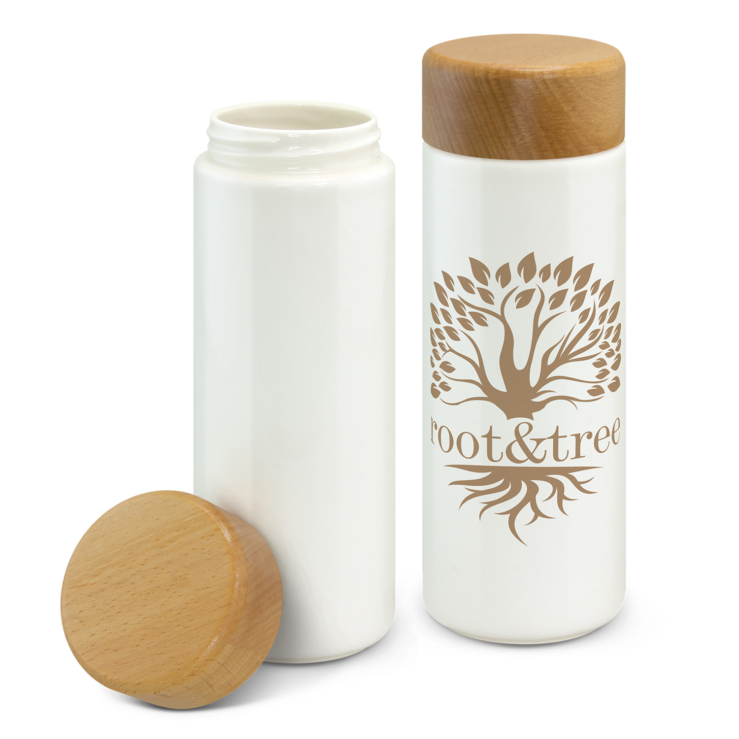 118554 - Reservoir Double Wall Ceramic Bottle