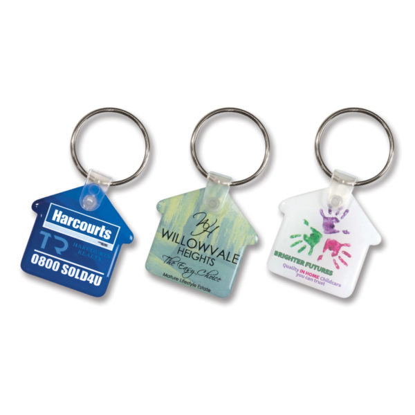 105796 - Flexi Resin Key Ring - House