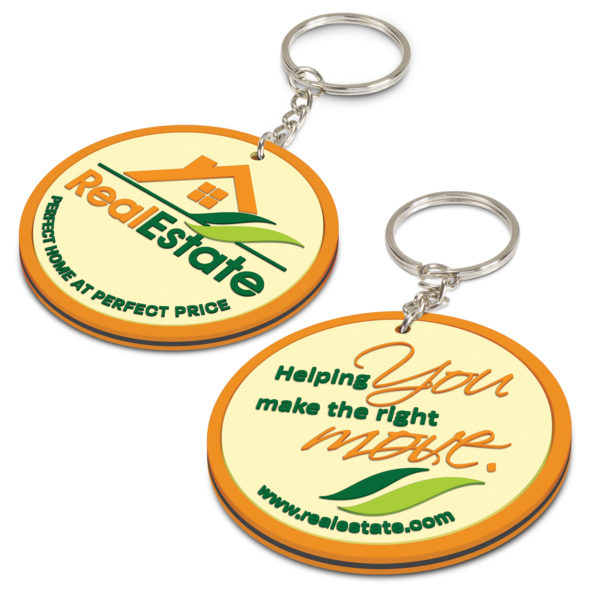 111770 - PVC Key Ring Small - Both Sides Moulded