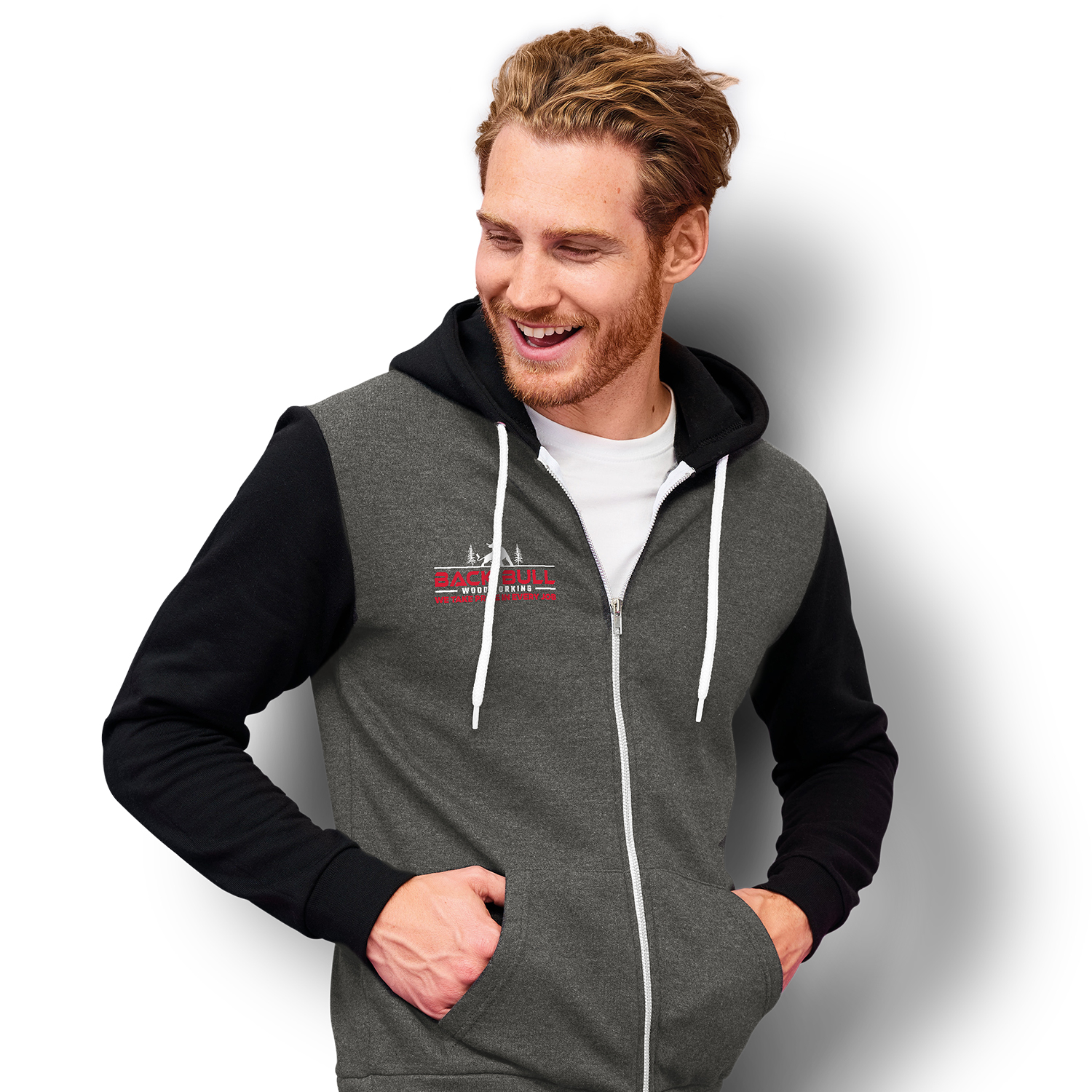 120676 - SOLS Silver Unisex Zipped Sweatshirt