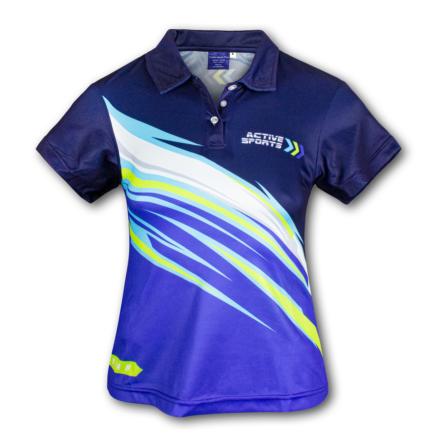 121180 - Custom Womens Sports Polo - Image 2