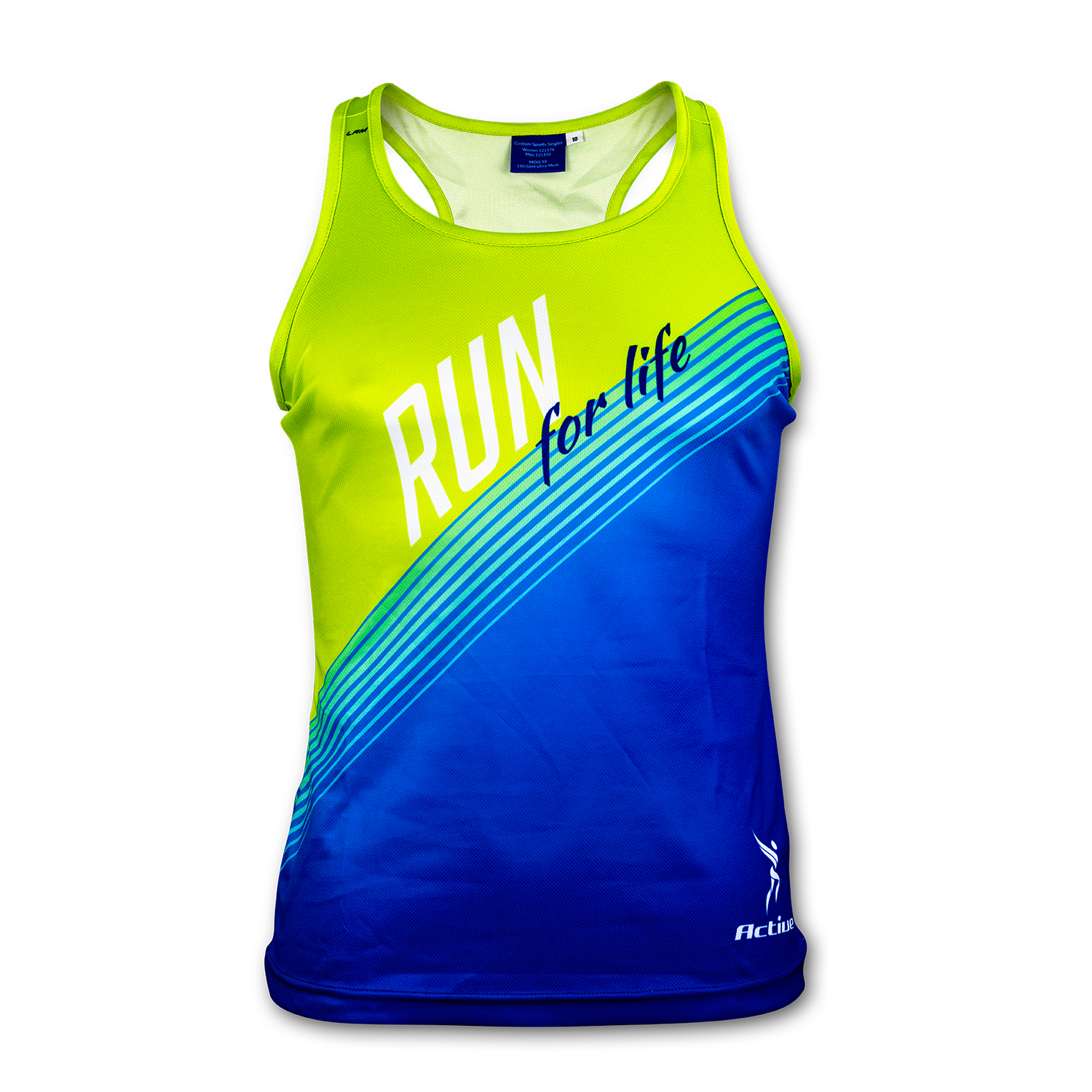 121174 - Custom Womens Sports Singlet - Image 2