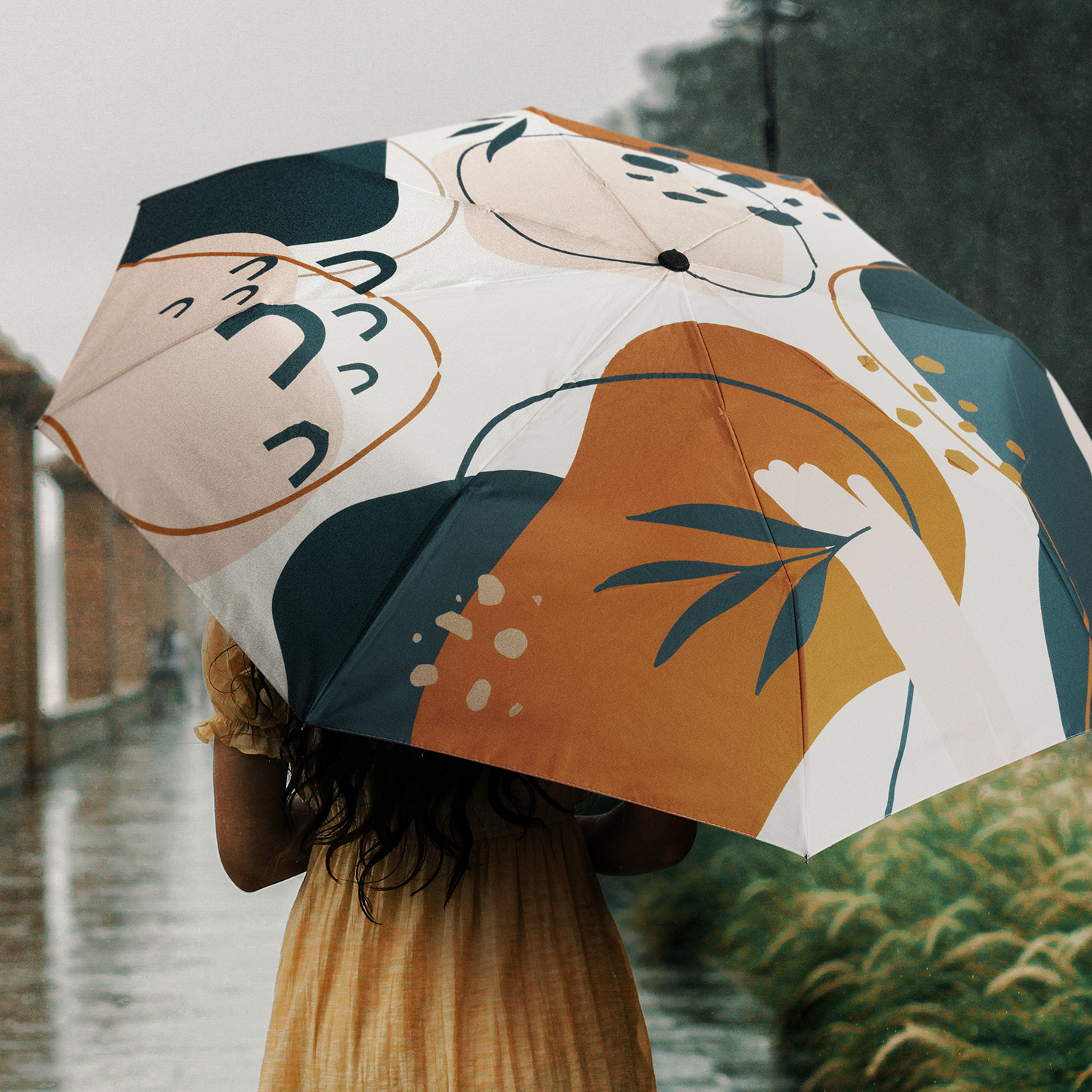 122422 - Full Colour Compact Umbrella - Image 5