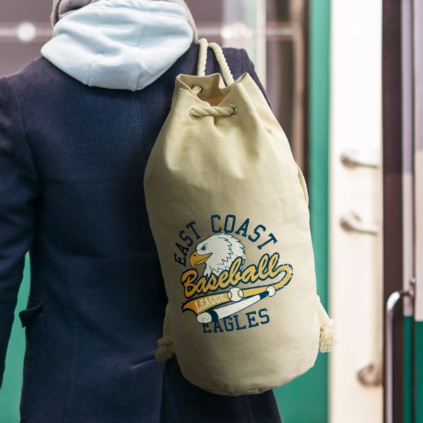 121663 - Riverside Canvas Barrel Bag - Image 4