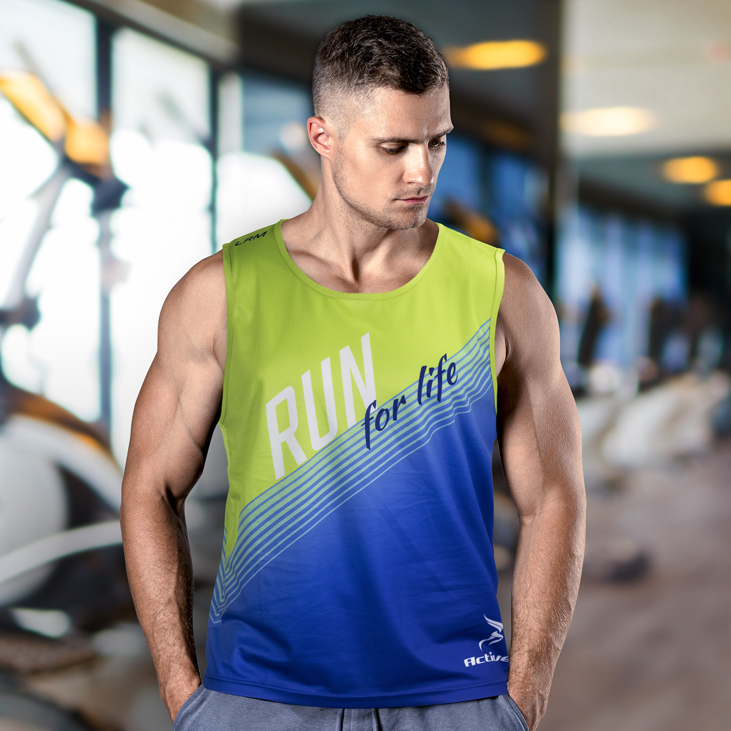 121155 - Custom Mens Sports Singlet - Image 4