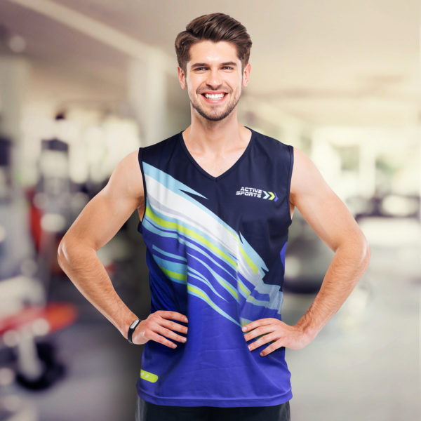 121156 - Custom Mens Performance Singlet - Image 4
