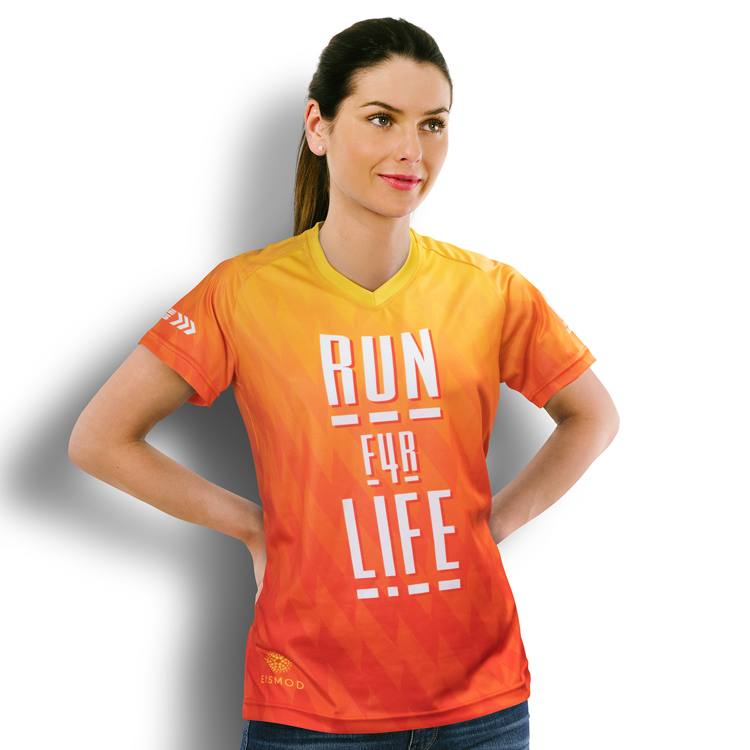 121179 - Custom Womens Performance V-Neck T-Shirt