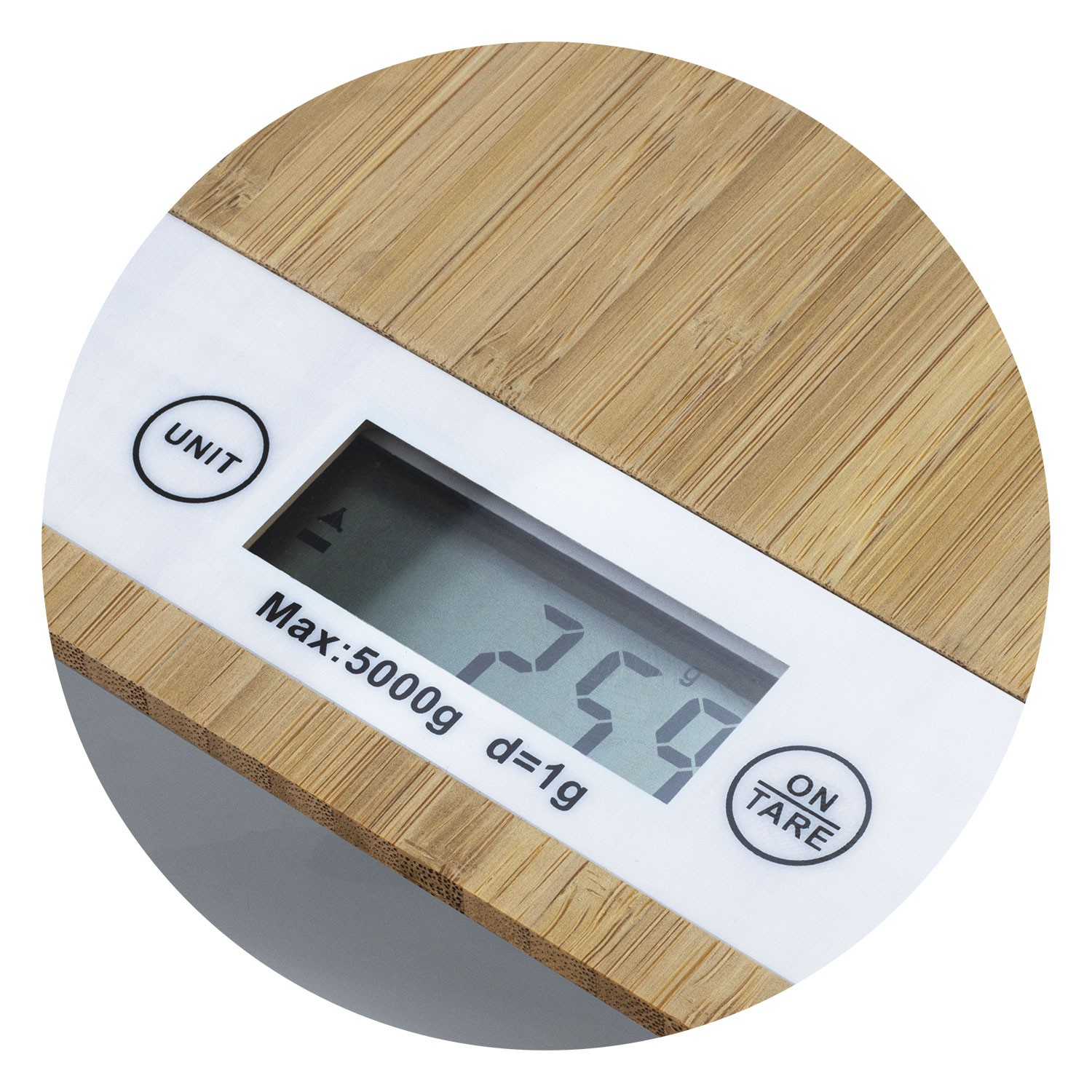 121798 - Bamboo Kitchen Scale - Image 3