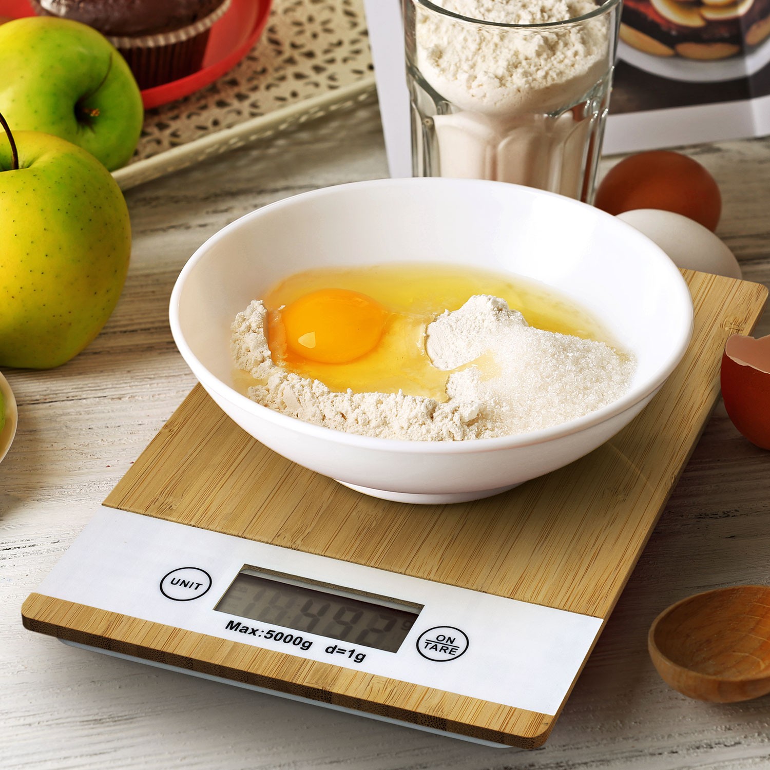 bamboo kitchen scale feature