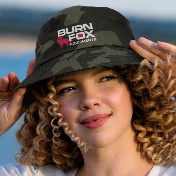 camouflage bucket hat feature