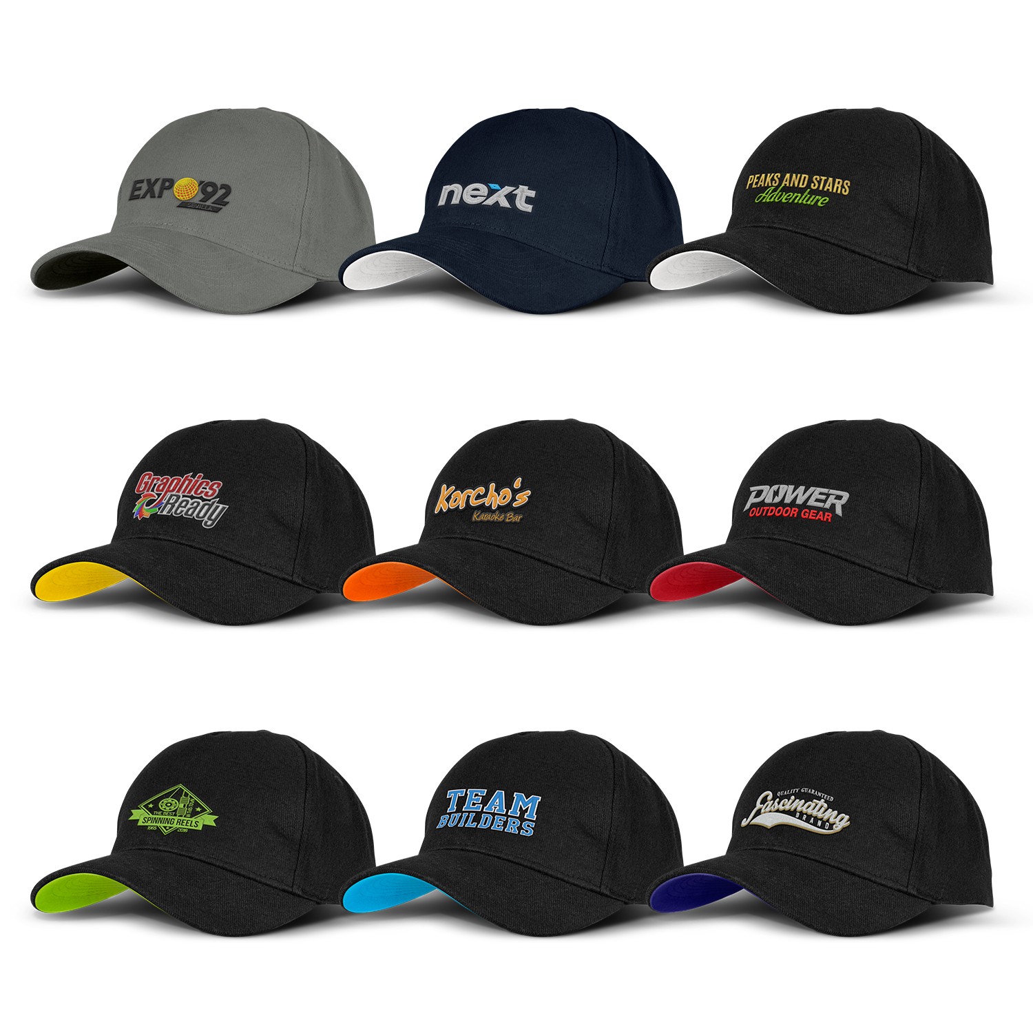 five panel cap