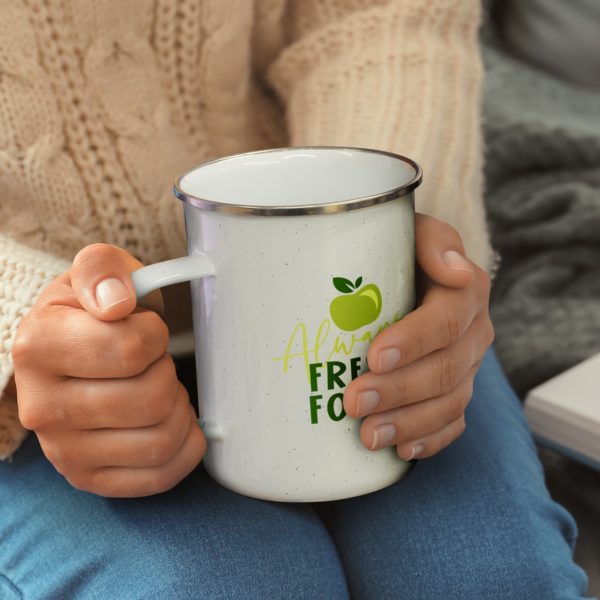 enamel mug