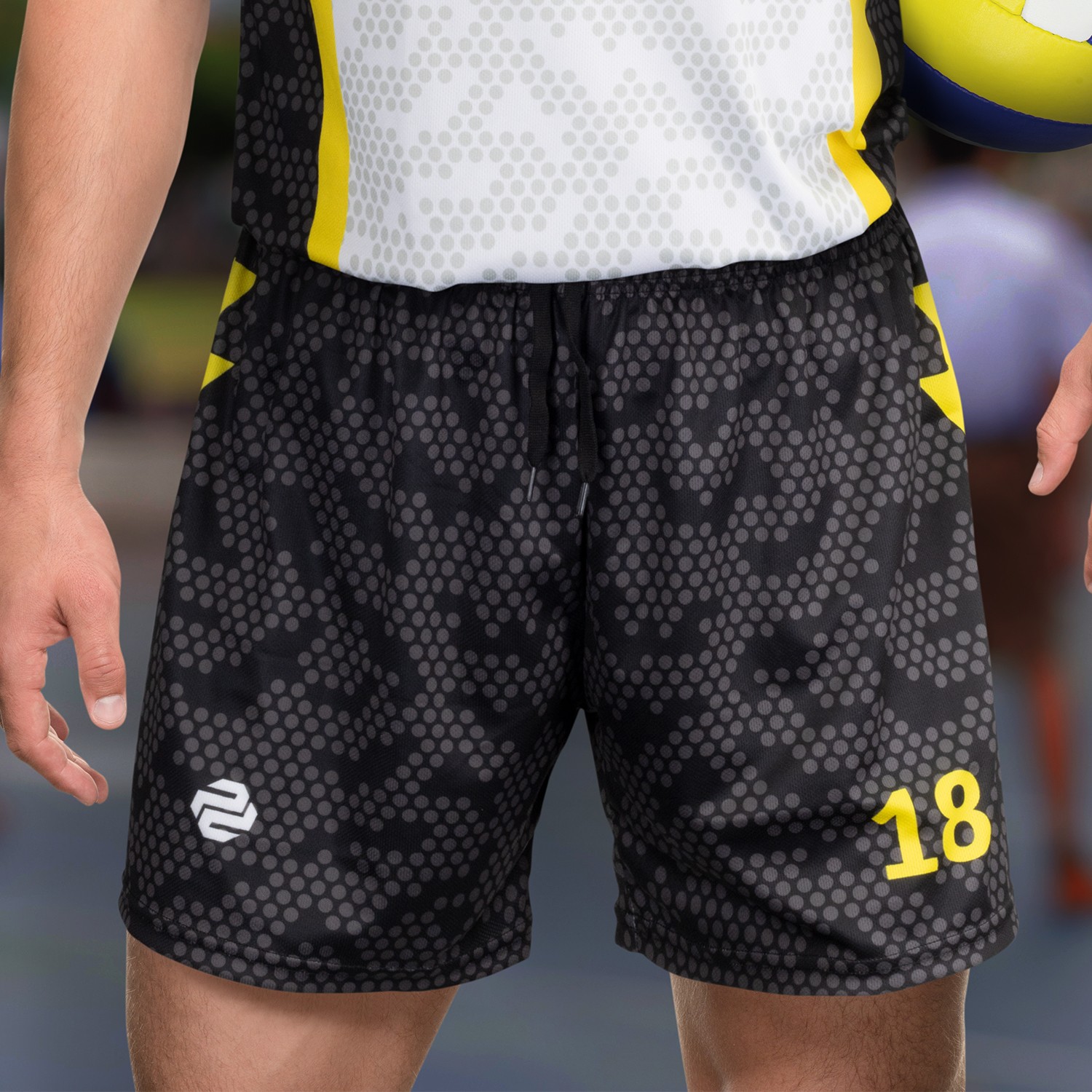 123345 - Custom Mens Volleyball Shorts - Image 4