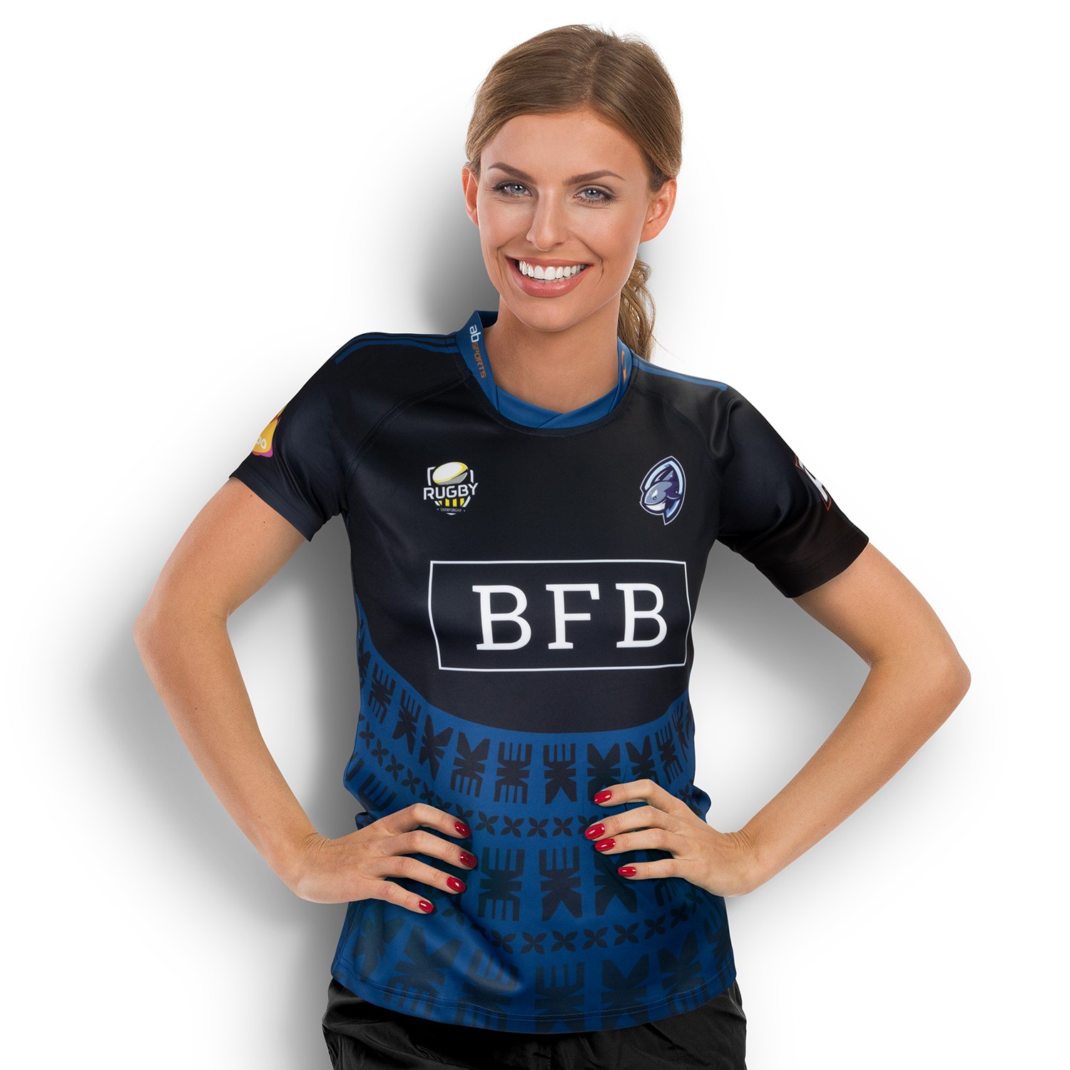 123354 Custom Womens Performance Rugby TShirt Event Elves