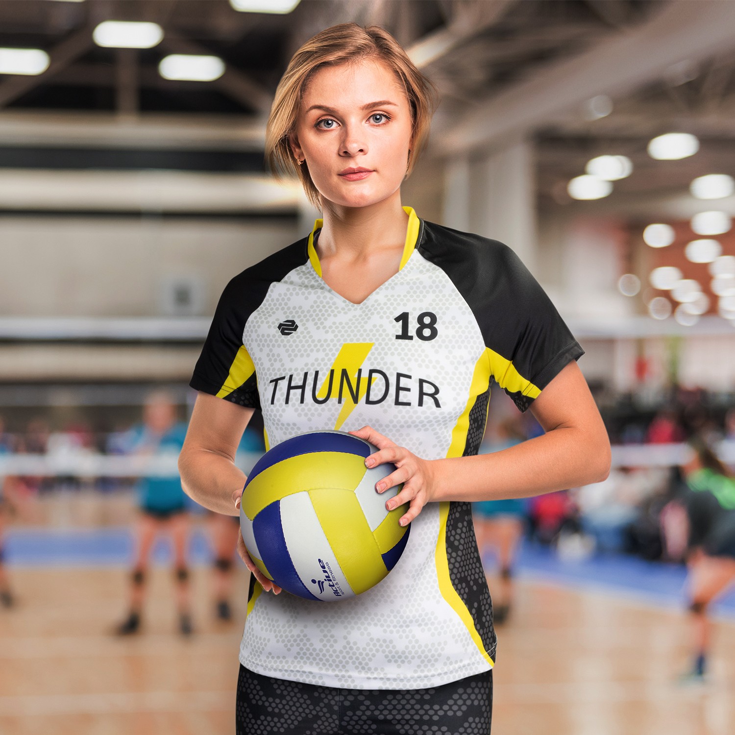 123358 - Custom Womens Volleyball Top - Image 4