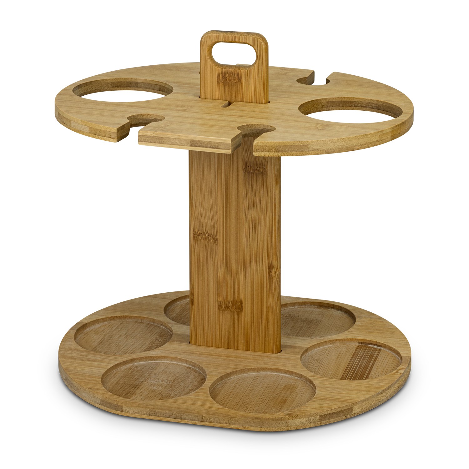 122280 - Bamboo Wine Rack - Image 2