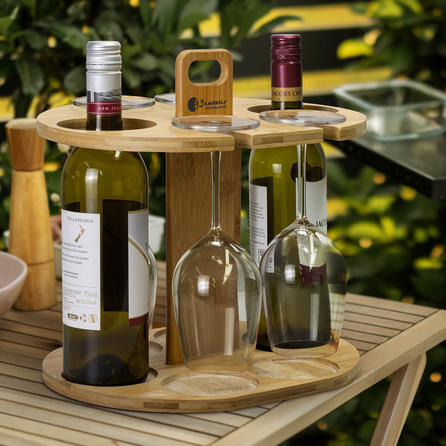122280 - Bamboo Wine Rack - Image 4
