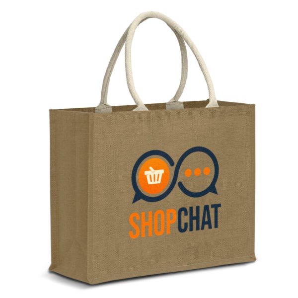 123583 - Modena Starch Jute Tote Bag