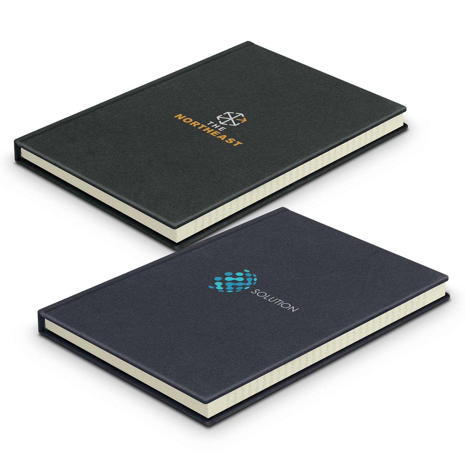123146 - Recycled Cotton Hard Cover Notebook