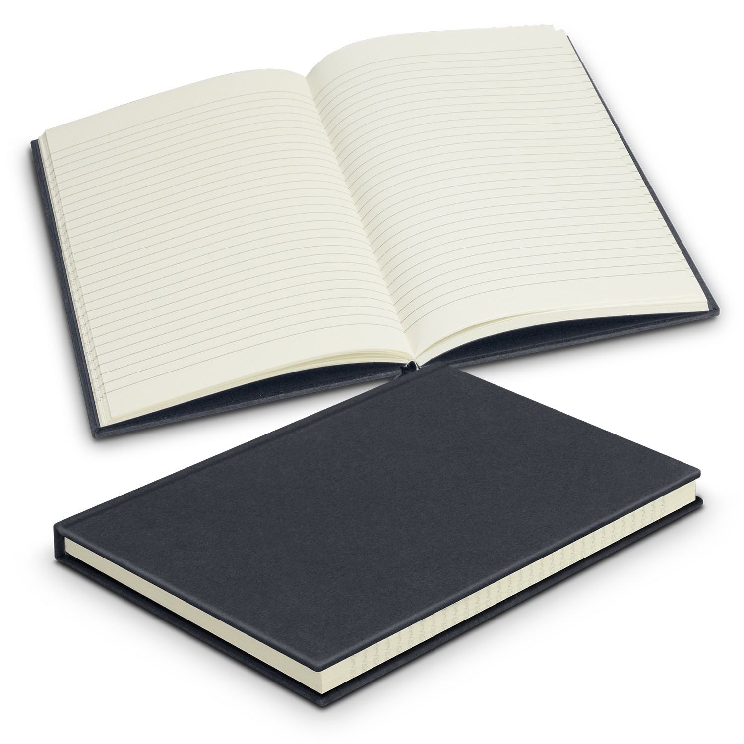 123146 - Recycled Cotton Hard Cover Notebook - Image 2