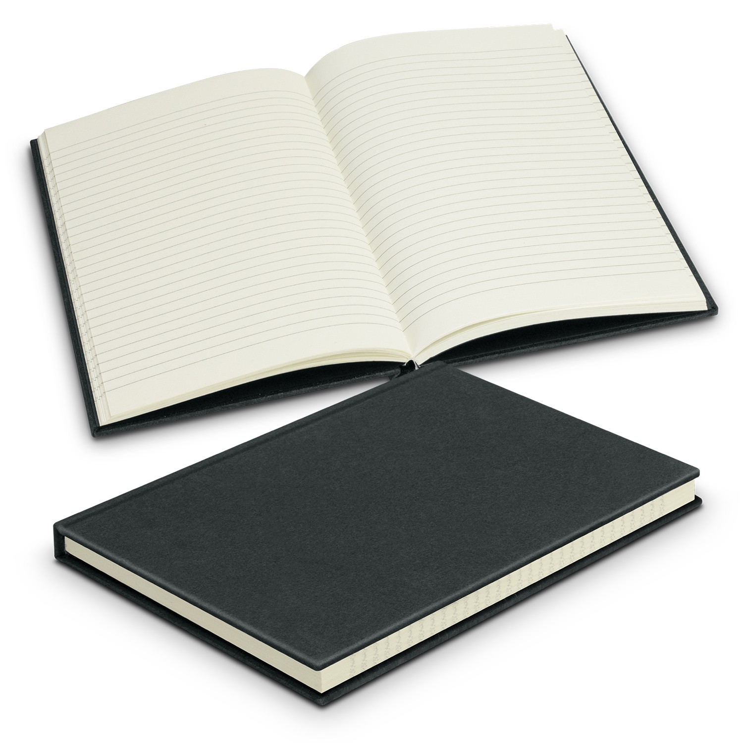 123146 - Recycled Cotton Hard Cover Notebook - Image 3
