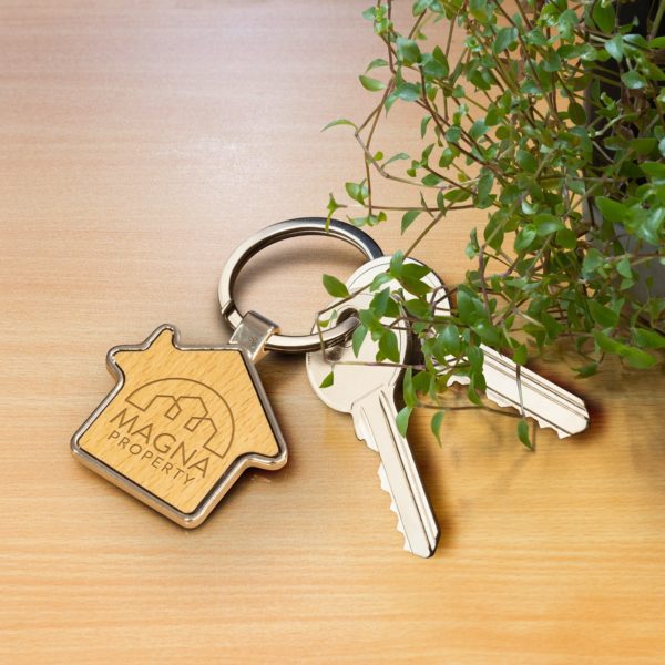 123015 - Santo House Shaped Key Ring - Image 8
