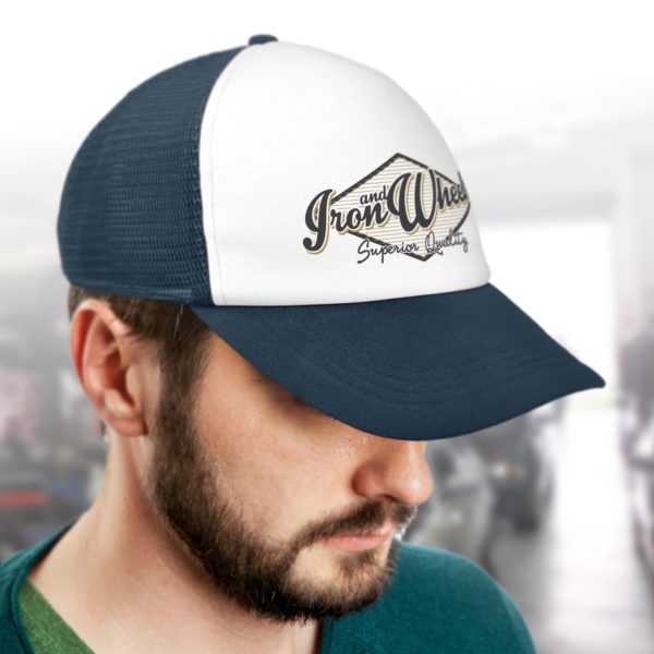 113032 - Cruise Mesh Cap - White Front - Image 12
