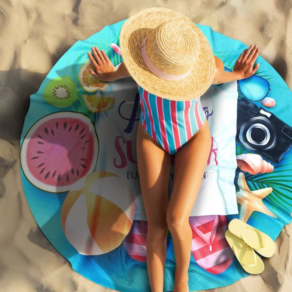 123080 - Paradiso Beach Towel - Full Colour - Image 5
