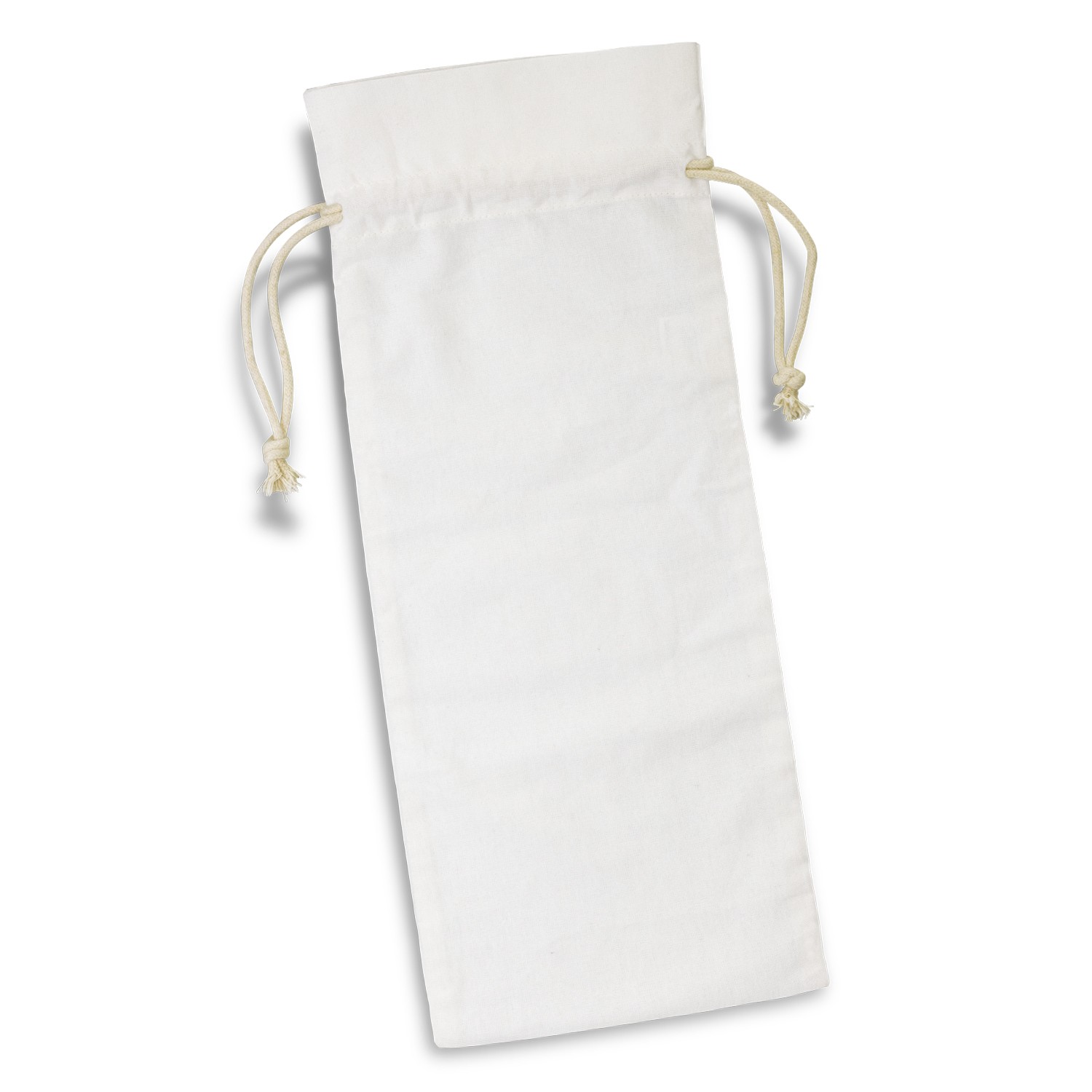 123019 - Cotton Wine Drawstring Bag - Image 3