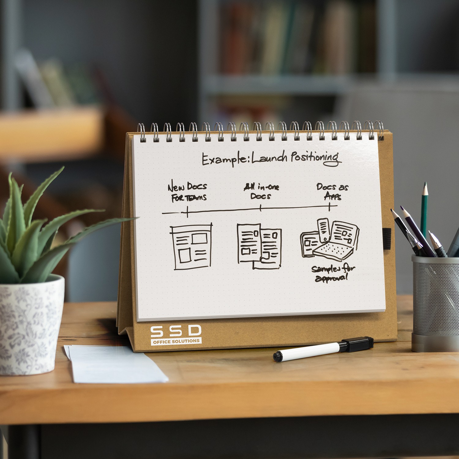 124142 - Desk Whiteboard Notebook - Image 10