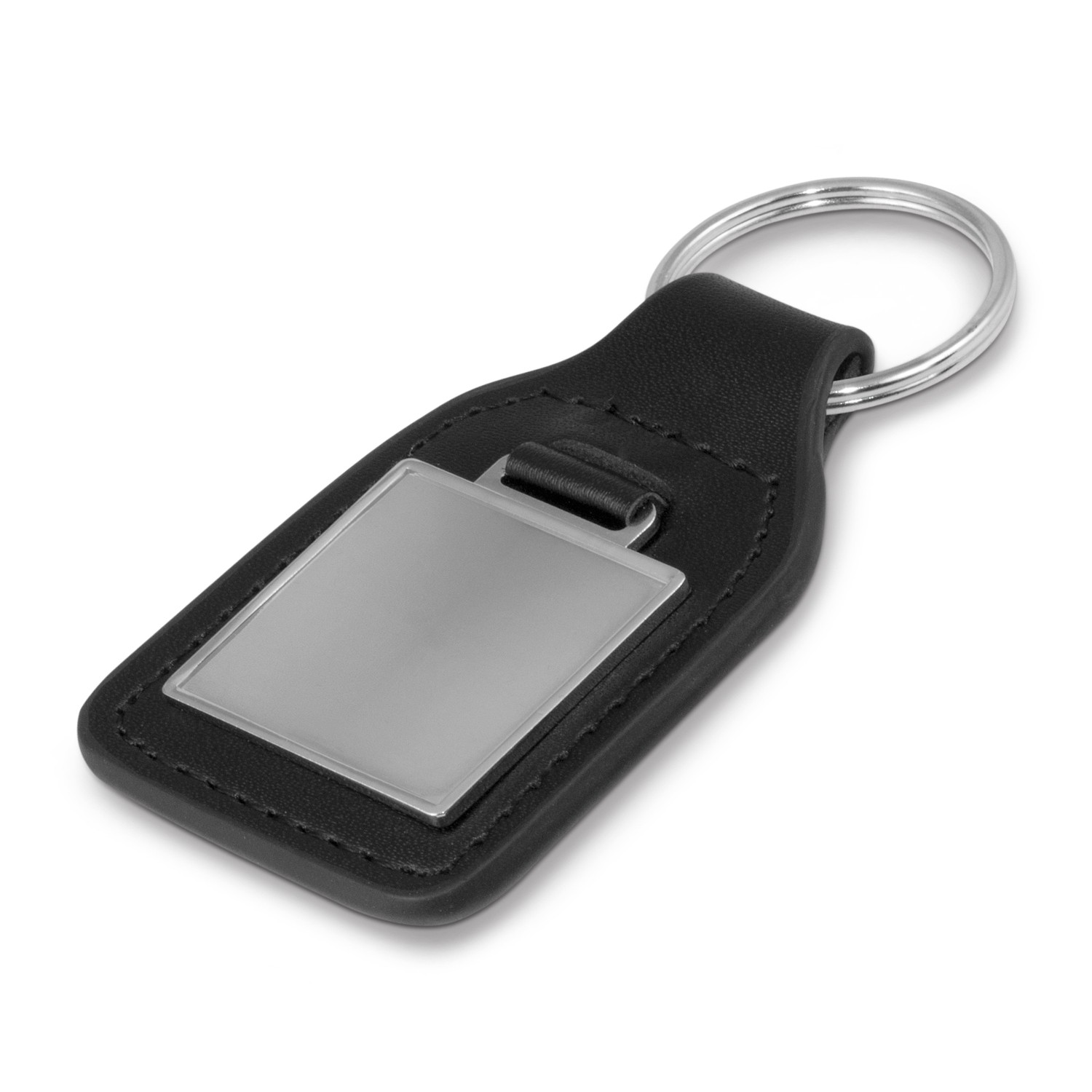 108597 - Baron Leather Key Ring - Square - Image 2