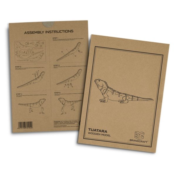 124046 - BRANDCRAFT Tuatara Wooden Model - Image 3
