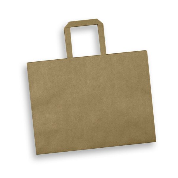 125941 - Large Flat Handle Paper Bag Landscape - Image 2
