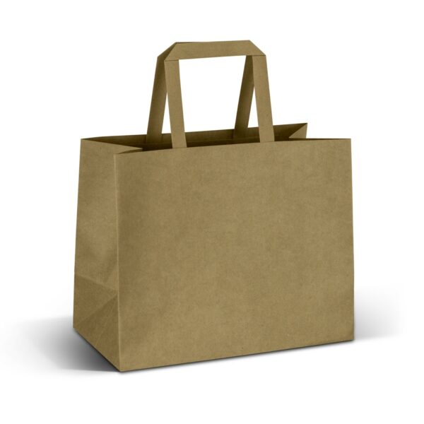 125940 - Medium Flat Handle Paper Bag Landscape - Image 5