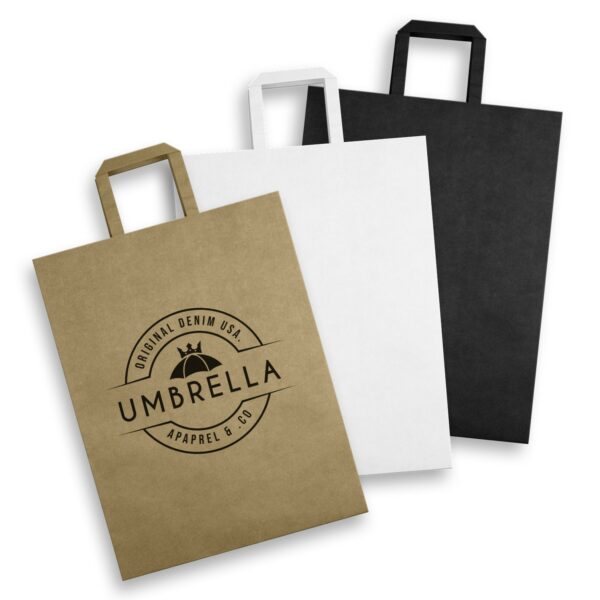 125062 - Extra Large Flat Handle Paper Bag Portrait