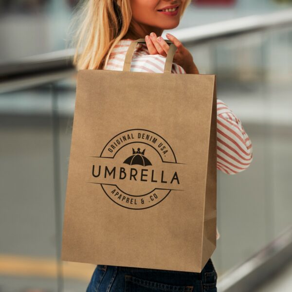 125062 - Extra Large Flat Handle Paper Bag Portrait - Image 6